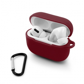 etui do apple airpods pro burgund