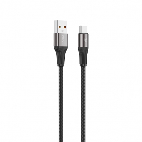 kabel vidvie 4038 usb typc czarny 3m