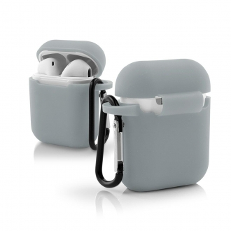etui do apple airpods i ii szary