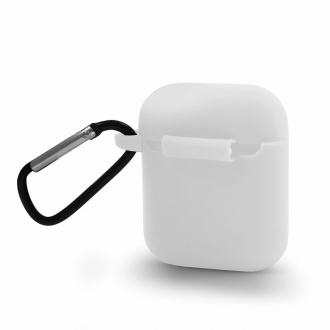 etui do apple airpods i ii bialy