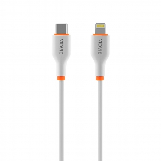 kabel vidvie typec iphone 1m bialy