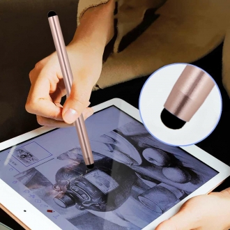 rysik aluminium touch screen pen rozowy