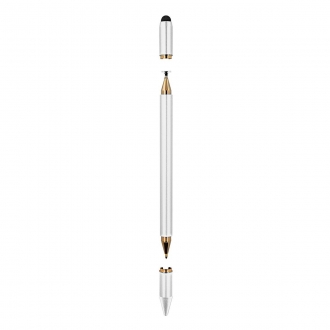 rysik 3 tip touch screen pen bialy