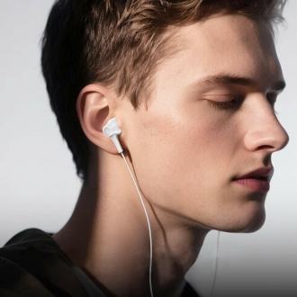 sluchawki z kablem vidvie hs684 typec bialy