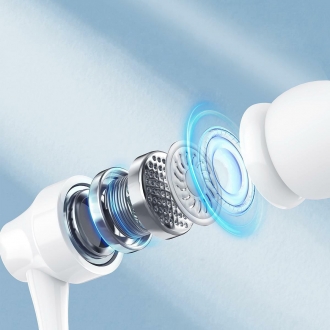 sluchawki z kablem vidvie hs684 typec bialy