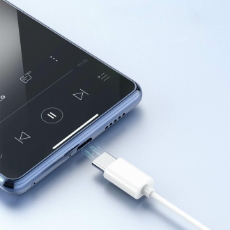 sluchawki z kablem vidvie hs684 typec bialy