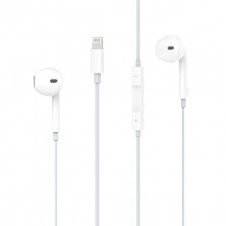 sluchawki z kablem vidvie hs667 bialy