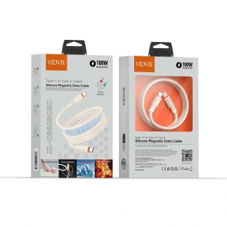 kabel vidvie xl cb408 typ c typ c bialy