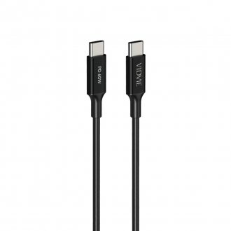 kabel vidvie cb4049 type c type c 60w 1m czarny