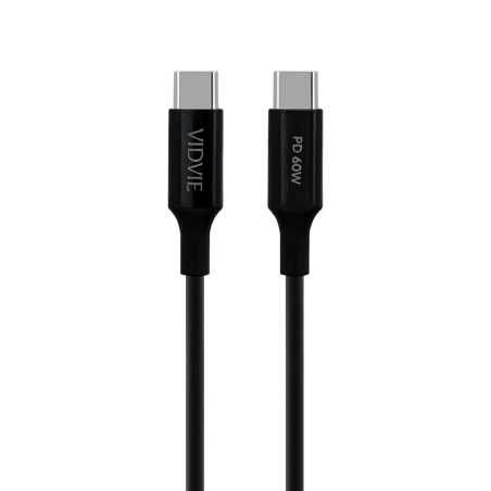 kabel vidvie cb4049 type c type c 60w 1m czarny