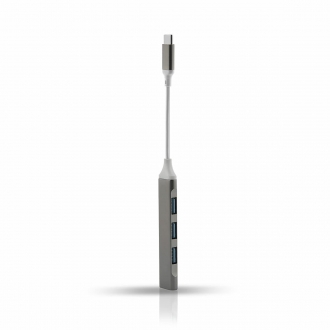 adapter hub 4xusb typec bialy czarny
